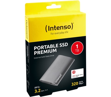 Intenso external SSD Premium Edition 1TB Grijs