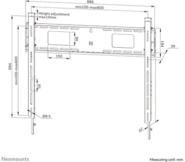 Neomounts Neomounts heavy duty tv wandsteun