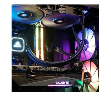 Azerty Gaming Black Titanium iCUE Certified