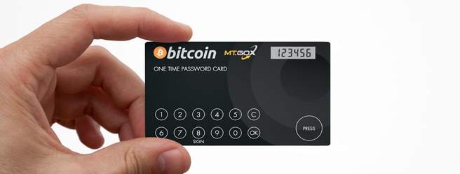 Mt.Gox OTP Card