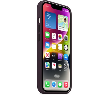 Apple Silicone Back Cover voor iPhone 14 (6.1") Paars