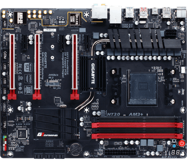Gigabyte GA-990FX rev1.0 -Gaming - Moederbord - ATX - Socket AM3+