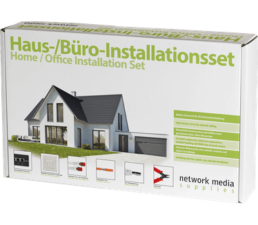 EFB Elektronik Home /- Office Cat.6 Installatieset - 50m, 4 boxes