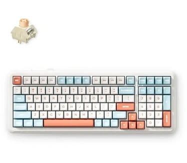 MCHOSE K99 V2 Wireless Gasket Mount Mechanical Keyboard Horizon Orange