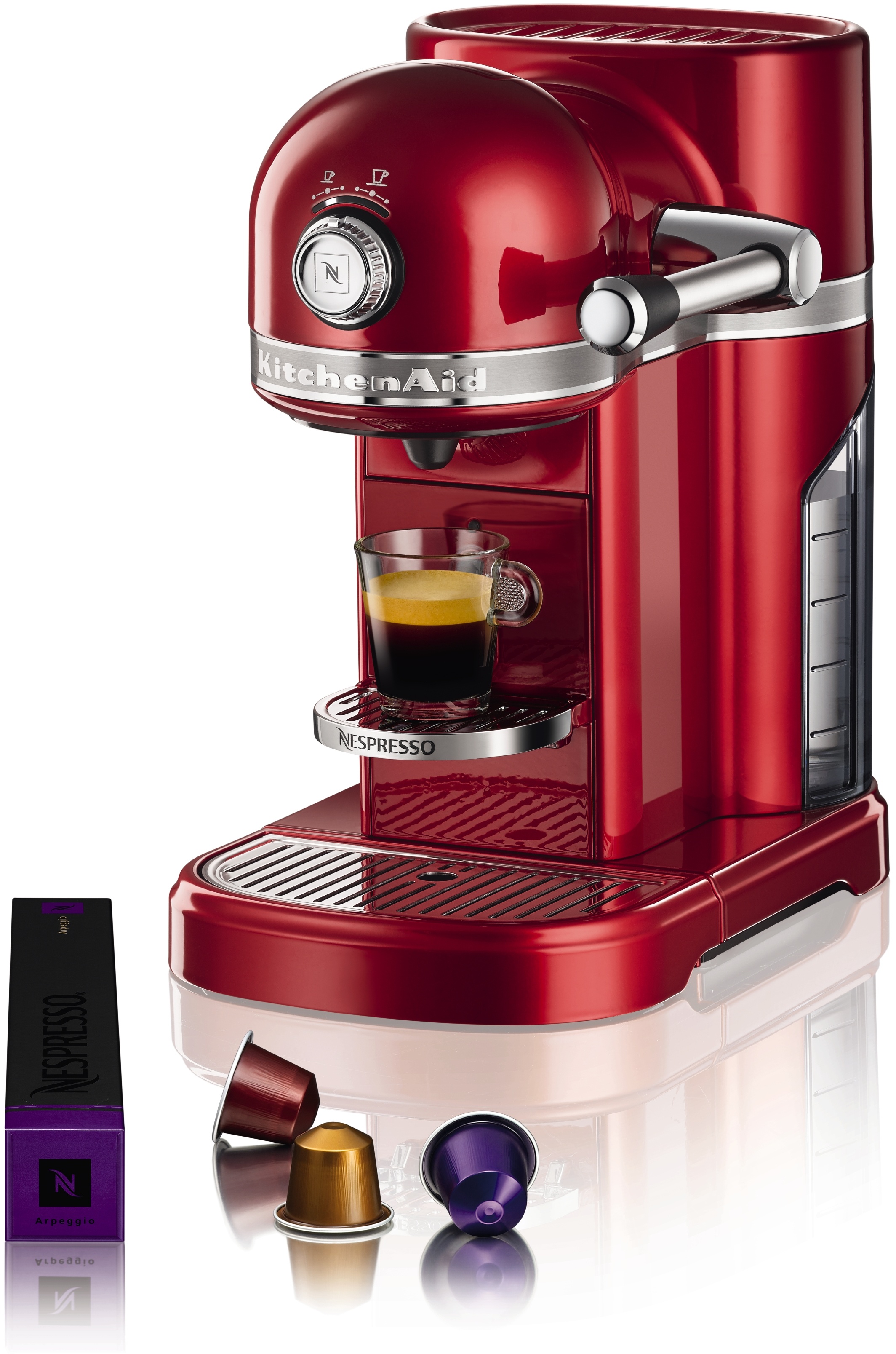 Nespresso KitchenAid 5KES0503ECA Appelrood kopen? Prijzen Tweakers