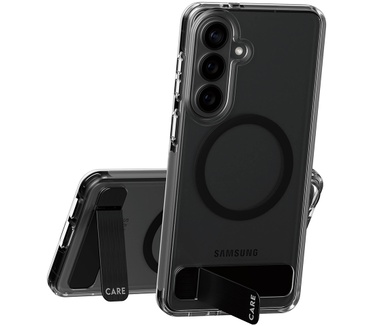 PanzerGlass CARE™ by PanzerGlass® Case Transparent w. Black Kickstand & Qi Samsung Galaxy S26+