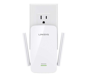 Linksys RE6300EU AC750 Dual-Band Wifi Range Extender