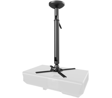Newstar Universal Projector Ceiling Mount, Height Adjustable (67-90cm) - Black
