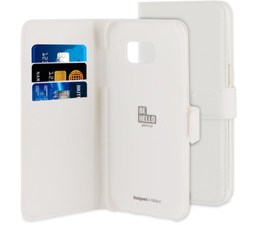 BeHello Samsung Galaxy S7 Edge Wallet Case White