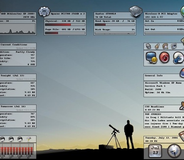 Samurize screenshot