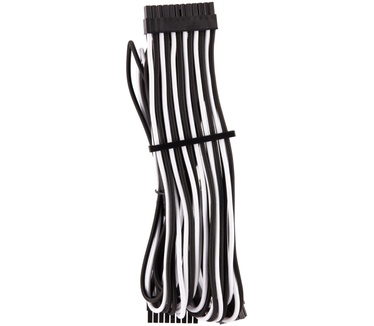 Corsair Premium Individually Sleeved PSU Cables Starter Kit Type 4 Gen 4 - White/Black Wit, Zwart