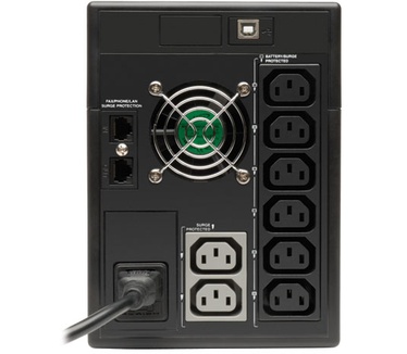 Tripp-Lite SmartPro LCD 230V 1.5kVA 900W Line-Interactive UPS, Tower, LCD display, USB, DB9 Serial