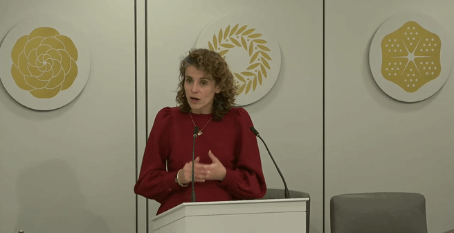 Minister Sofie Hermans Klimaat en Groene Groei in Eerste Kamer, verdediging afschaffing salderingsregeling