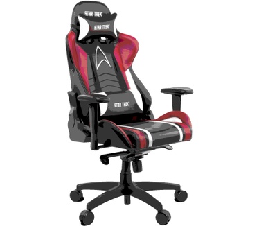 Arozzi Gaming Chair Star Trek Edition Zwart/Rood