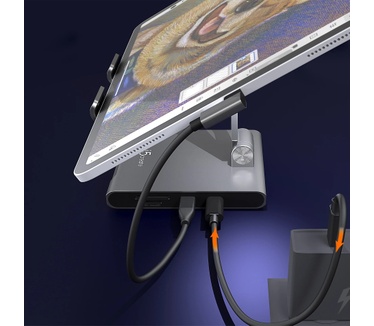 j5create JTS224-N Standaard onder meerdere hoeken: met dockingstation voor iPad Pro®