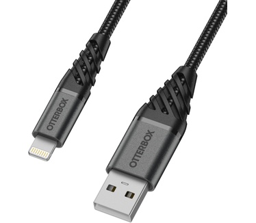 Otterbox Premium Cable USB A-Lightning 2M, zwart