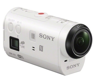 Sony Action Cam Mini met Wi-Fi en Live View-afstandsbedieningsset Wit