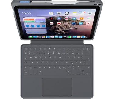 DEQSTER Smart Rugged Touch PLUS Keyboard für iPad 10.9" (10. Gen.), QWERTY Layout