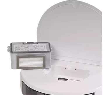 Denver Robotstofzuiger met Dweilfunctie en TUYA (App) - WiFi Dweilrobot met Oplaadstation - 1400PA - RVC110