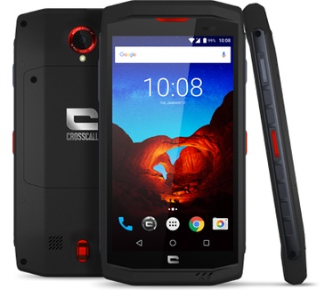 Crosscall Trekker X3 (+headset) Rood, Zwart