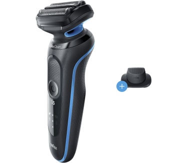 Braun Series 5 50-B1200s Elektrisch Scheerapparaat Met Precisietrimmer, Blauw
