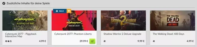 Cyberpunk 2077: Phantom Libery op GOG, via /u/thebuffel