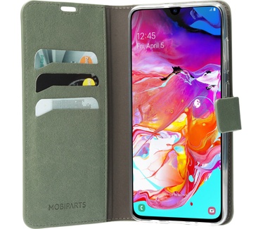 Mobiparts Classic Wallet Case Galaxy A70 Stone Green