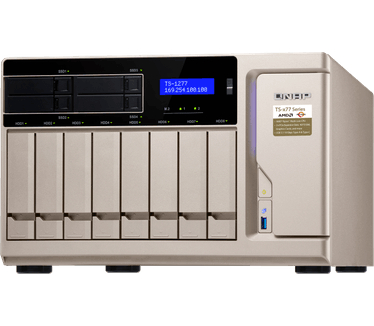 QNAP TS-1277 (Ryzen 7-1700, 16GB ram)