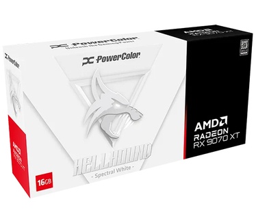 Powercolor Hellhound Spectral White AMD Radeon RX 9070 XT