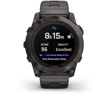 Garmin fēnix 7X Pro - Sapphire Solar Edition (titanium band) Titanium (Grijs)