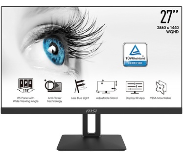 MSI Pro MP271QP Zwart