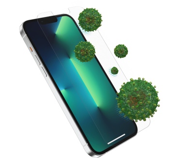 Otterbox OtterBox Alpha Glass-screenprotector voor iPhone 13 Pro Max, gehard glas, x2 krasbescherming, antimicrobiële bescherming, Geen retailverpakking