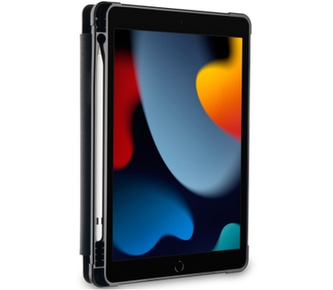 Otterbox OtterBox React Folio-hoes voor iPad 8th/9th gen, schokbestendig, valbestendig, ultradun, beschermende folio-hoes, getest volgens militaire standaard, Zwart