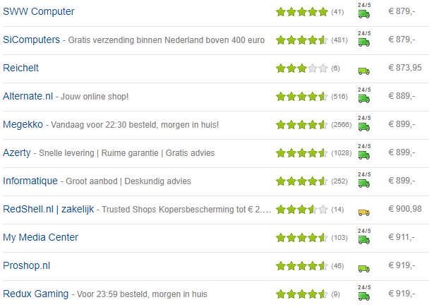 Er is weer voldoende voorraad van deze RTX 3070 Ti, wat shops weer ouderwets laat concurreren.