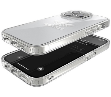 Adidas PC Back Case - Apple iPhone 14 Pro (6.1") - Transparant Transparant