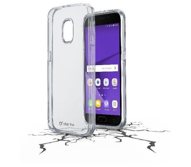 Cellular Line Clear Duo (Galaxy J3 (2017)) Transparant