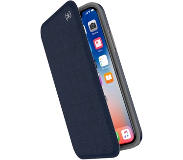Speck Presidio Folio (iPhone X) Grijs