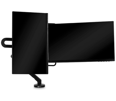 BakkerElkhuizen BE Universal Crossbar, Twee schermen met slechts één monitorarm.