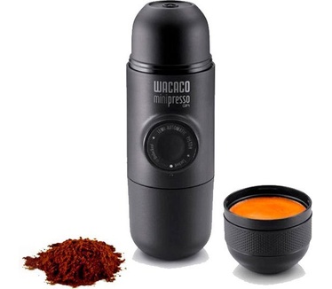 Wacaco Mini Espresso GR - Portable Koffie Maker - Koffie Maker voor Onderweg - Zwart