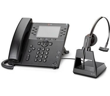 Poly Voyager 4245 USB-A Headset (Zwart)