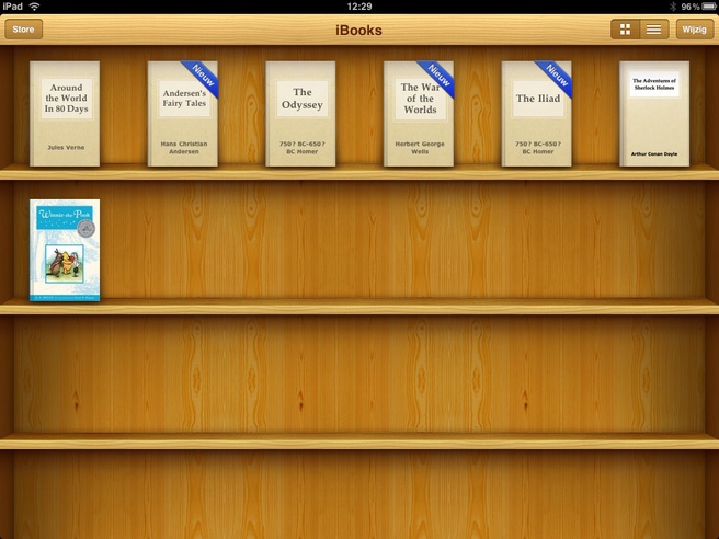 E-books op iPad