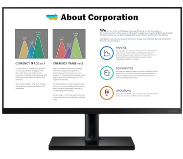 Samsung F27T450FQU Zwart