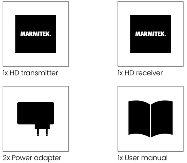 Marmitek MegaView 65 HDMI verlenging over één CAT5 kabel