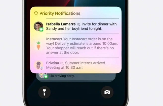 Apple iOS 18 AI samenvattingen