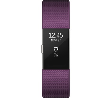 Fitbit Charge 2 - Plum/Silver (L)