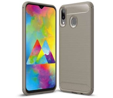 qMust Samsung Galaxy M20 Rugged TPU Case - Grijs