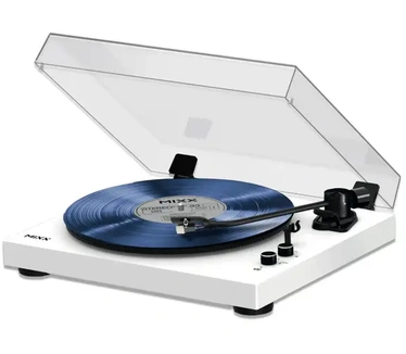 Mixx Audio MIXX Analog 5 Stereo Vinyl Record Player Deck - White