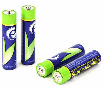 Gembird Alkaline AAA batterijen, 4 stuks