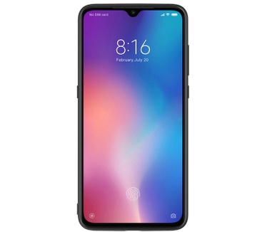 Nillkin Hard Case Synthetic Fiber voor Xiaomi Mi 9 - Plaid Zwart  Zwart