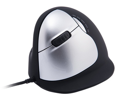 R-Go Tools R-Go HE Mouse, Ergonomisch muis, Large (Handlengte boven de 185mm), Linkshandig, bedraad